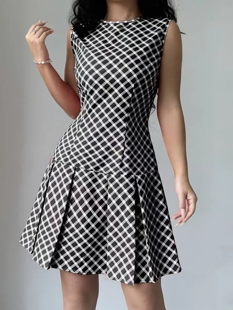 Zilpha - Elegant A-line kjole uden ærmer
