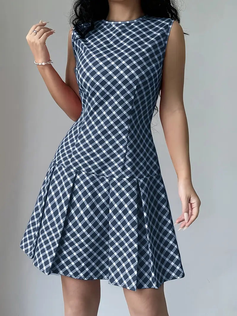 Zilpha - Elegant A-line kjole uden ærmer