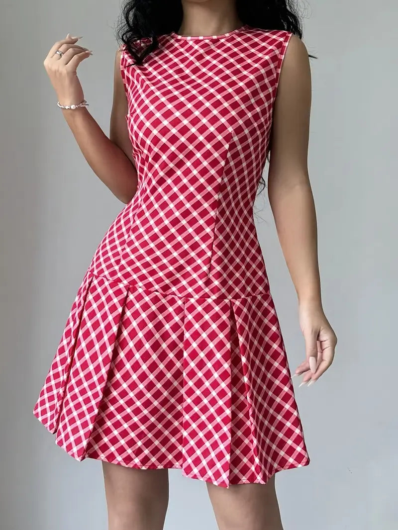 Zilpha - Elegant A-line kjole uden ærmer