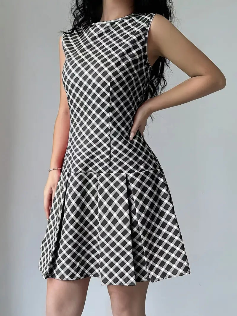 Zilpha - Elegant A-line kjole uden ærmer
